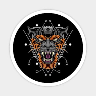 HOLY TIGER SACRED GEOMETRY Magnet